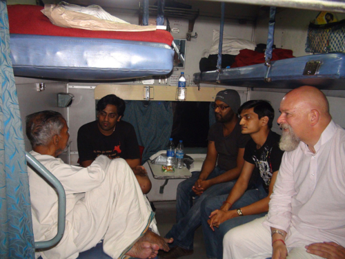 Wherever Father Varma goes, he helps people. His life is one of service. These young men were intrigued and impressed by Father Varma&#039;s extensive knowledge of ayurvedic medicine and astrology.