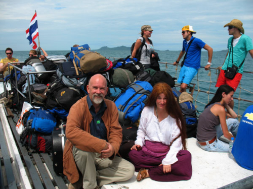 On the ferry to Koh Samui