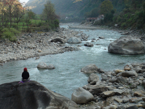 A perfect place to meditate next to our cottages