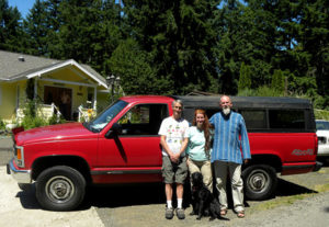 At the end of the presentation at Rodney and Marina's, Ganga mentioned that they needed a vehicle to tour America. Rodney said later that Babaji told him to loan them his Chevy truck. Rodney said that it wasn't new but it was in good shape and he was confident that it would make it around the country.