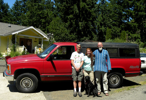 At the end of the presentation at Rodney and Marina&#039;s, Ganga mentioned that they needed a vehicle to tour America. Rodney said later that Babaji told him to loan them his Chevy truck. Rodney said that it wasn&#039;t new but it was in good shape and he was confident that it would make it around the country.