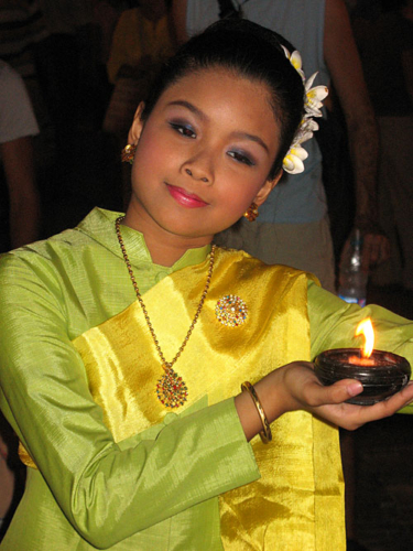 Young Thai girl dancer