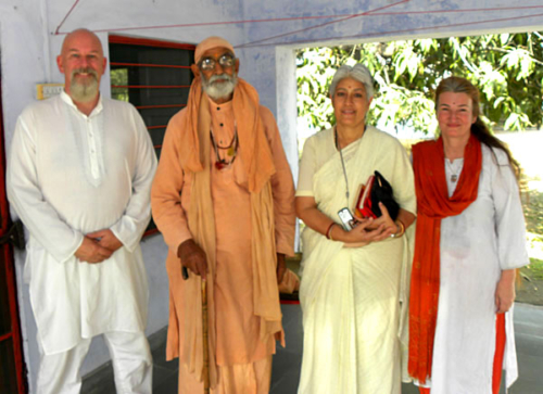 Meeting with Lakshmi and her Guru at Sapta Rishi Ashram, Haridwar