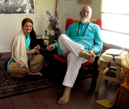 Ganga and Tara at Paul&#039;s house