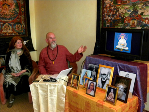 Ganga and Tara teaching about Ramalinga Swami in Portland