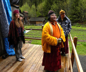 Dzogchen Khenpo Choga Rinpoche and students Wangmo and Eric
