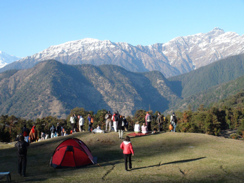 The view of Kedarnath