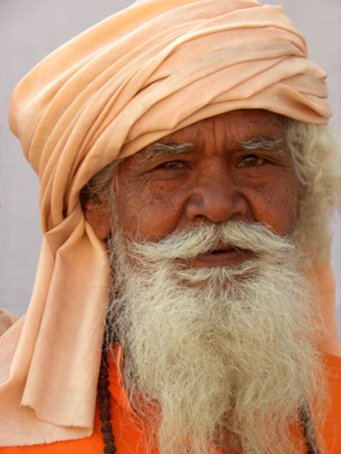 A sadhu at the Kumbha Mela in Haridwar in 2010