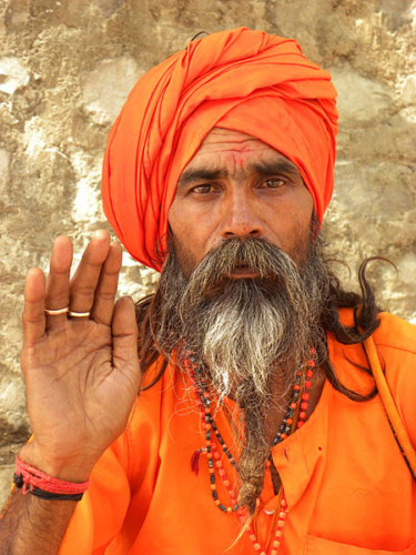 Sadhu at the Kumbha Mela in Haridwar in 2010