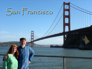 Ganga and Tara arriving in San Francisco