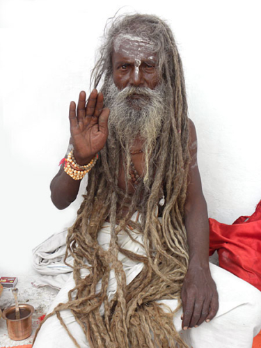 Sadhu at the Kumbha Mela in Haridwar in 2010