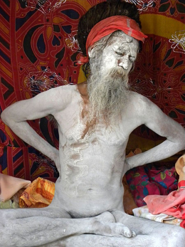 Naga Baba at the Kumbha Mela in Haridwar in 2010