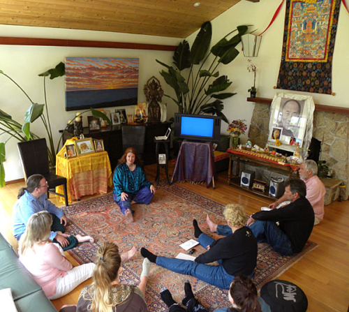 Tara teaching in Carmel