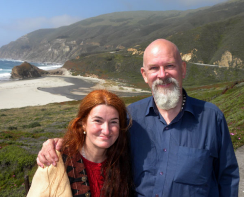 Ganga and Tara in Big Sur