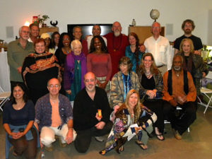 Group photo after Ganga and Tara's presentation at John Riley's in Santa Monica