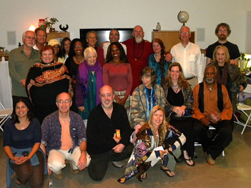 Group photo after Ganga and Tara&#039;s presentation at John Riley&#039;s in Santa Monica