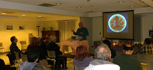 Ganga teaching about the Rainbow Body at Shumei America in Pasadena