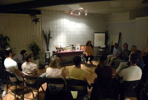 Tara teaching a Kriya Yoga class at The Gateway a Portal for Growth & Wellness in Los Angeles