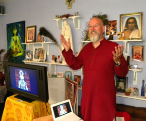 Ganga teaching at Larisa Stow's in Long Beach