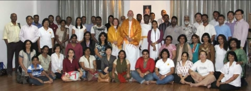 Group photo at 7 Chakra in Kuala Lumpur