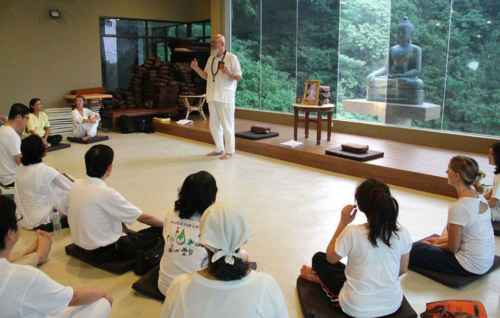 Ganga teaching Bodhi Heart Sanctuary Penang