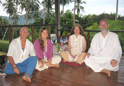 San-bao and Gila after class in Koh Samui