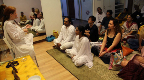 Tara teaching in Penang, Malaysia