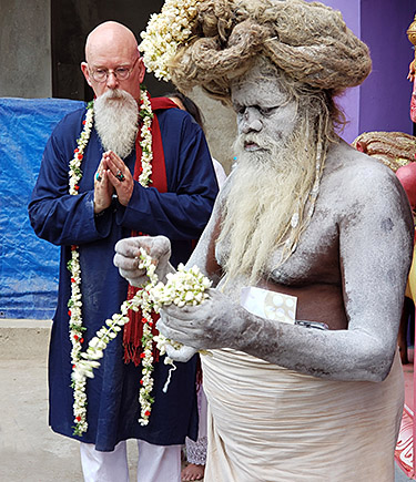 Ganga with Maha Ananda Siddha
